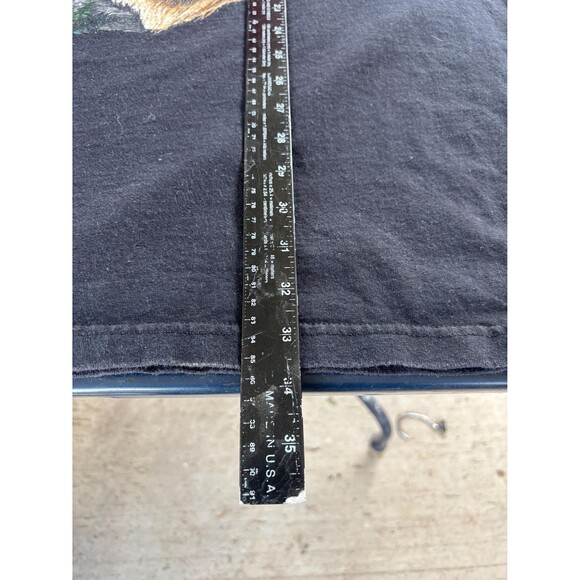 Vintage 90s wolves graphic tee with detailed artwork Tshirt Fits XXL by Murina - Picture 5 of 5